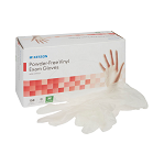 NonSterile Vinyl Exam Gloves, Medium, 150 per Box, Case of 12 Boxes