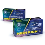 High Risk Latex Exam Gloves Small, 15mil, Powder-Free 10/50/cs