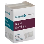 Island Dressing Sterile (Individually Bagged)  2” x 3½” - 50 pouches per tray / 6 trays per case