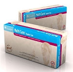 Multicare Vinyl Exam Gloves Large, Powder Free 10/100/cs