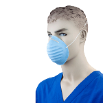 Molded Face Mask Blue 20/50/cs