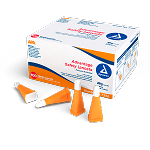 Advantage Pressure Activated Safety Lancets - Sterile 28G, 1.8 mm 10/100/cs